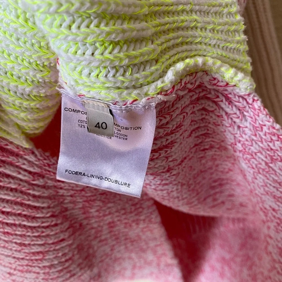 Stella McCartney colorblock sweater knitted long lined, size 40 - Picture 10 of 14